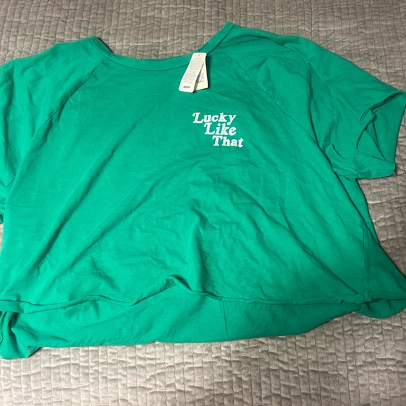 Aerie Cropped Aerie Tee Shirt - Picture 2 of 5